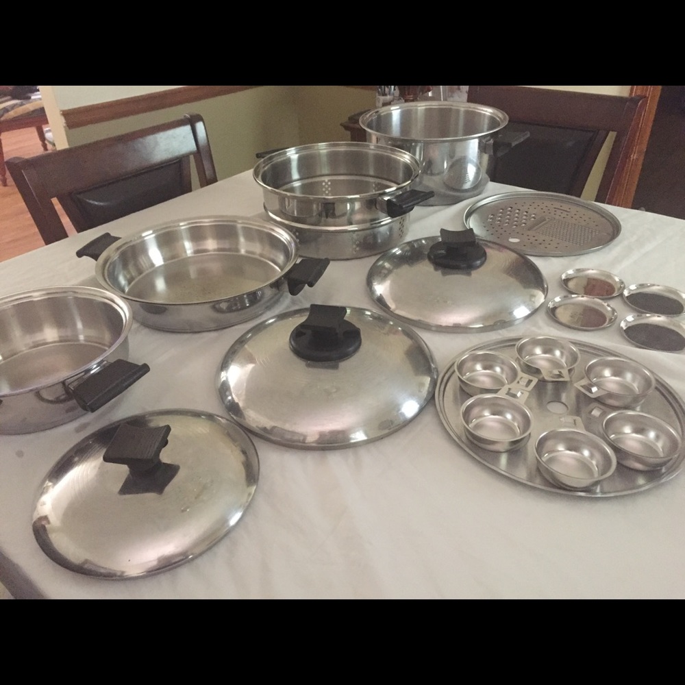 RenaWare Pot set with grater and egg poacher